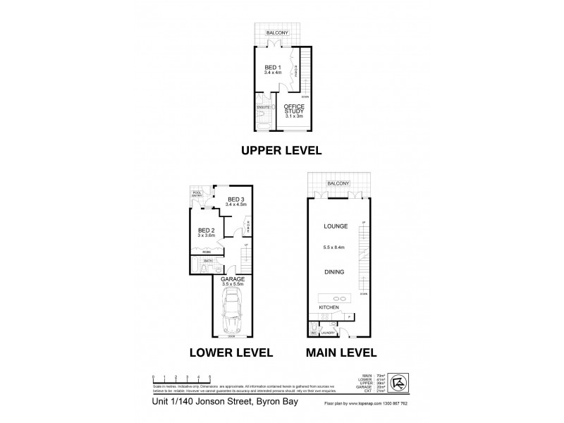 1, 6 and 9 Jonson Street, Byron Bay NSW 2481