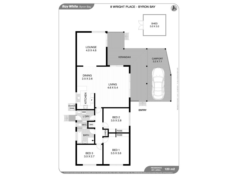 8 Wright Place, Byron Bay NSW 2481 Floorplan