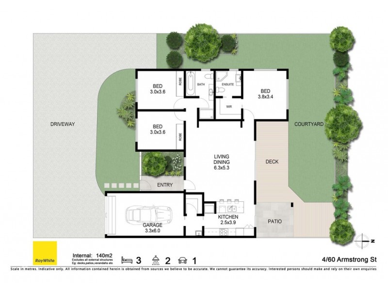 4/60 Armstrong Street, Suffolk Park NSW 2481 Floorplan