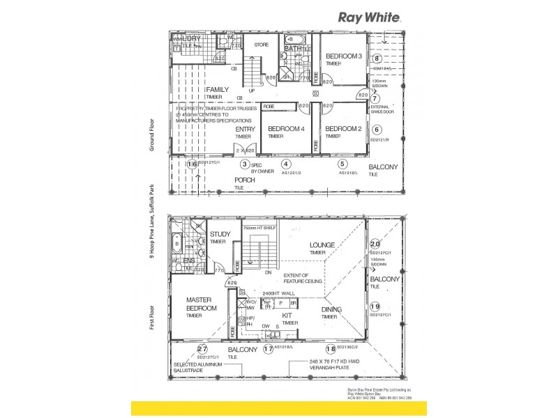 9 Hoop Pine Lane, Suffolk Park NSW 2481 Floorplan