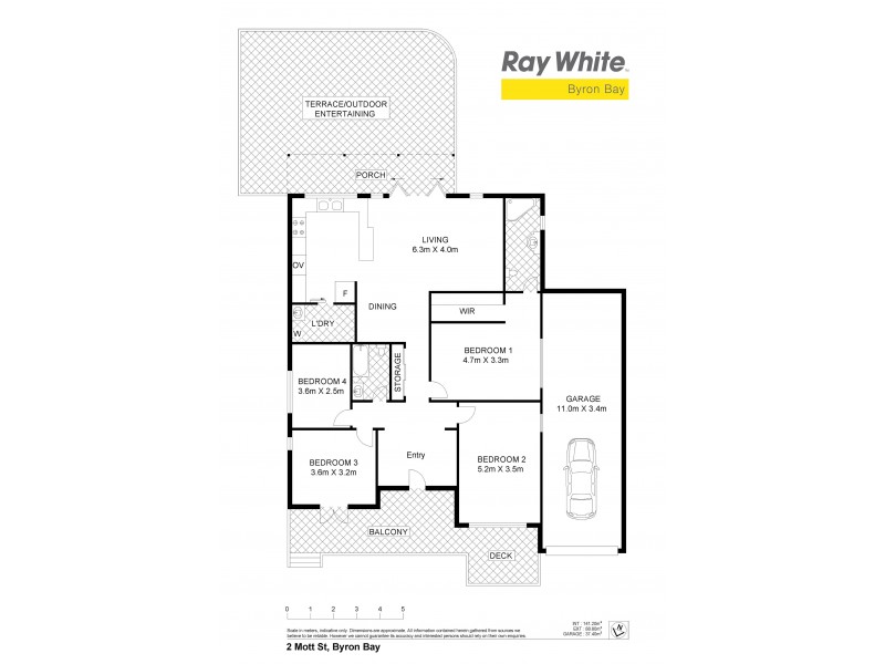 2 Mott Street, Byron Bay NSW 2481 Floorplan