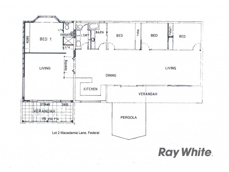 22 Macadamia  Lane, Federal NSW 2480 Floorplan