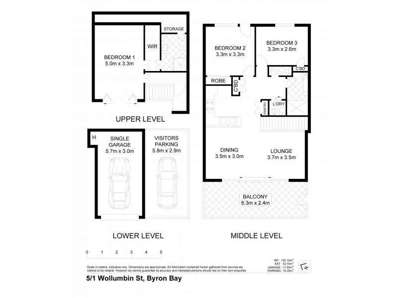5/1 Wollumbin Street, Byron Bay NSW 2481 Floorplan