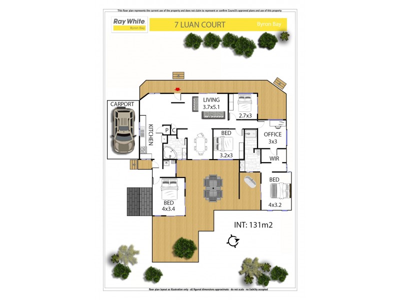 7 Luan Court, Byron Bay NSW 2481 Floorplan