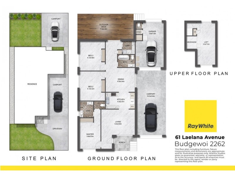 61 Laelana Avenue, Budgewoi NSW 2262 Floorplan
