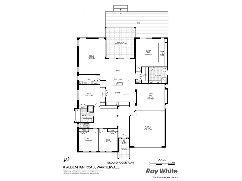 8 Aldenham Road, Warnervale NSW 2259 Floorplan
