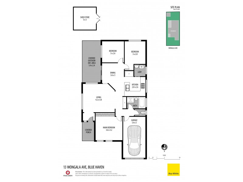 13 Wongala Avenue, Blue Haven NSW 2262 Floorplan