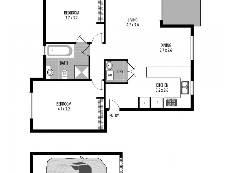 1/158 The Entrance Road, The Entrance NSW 2261 Floorplan
