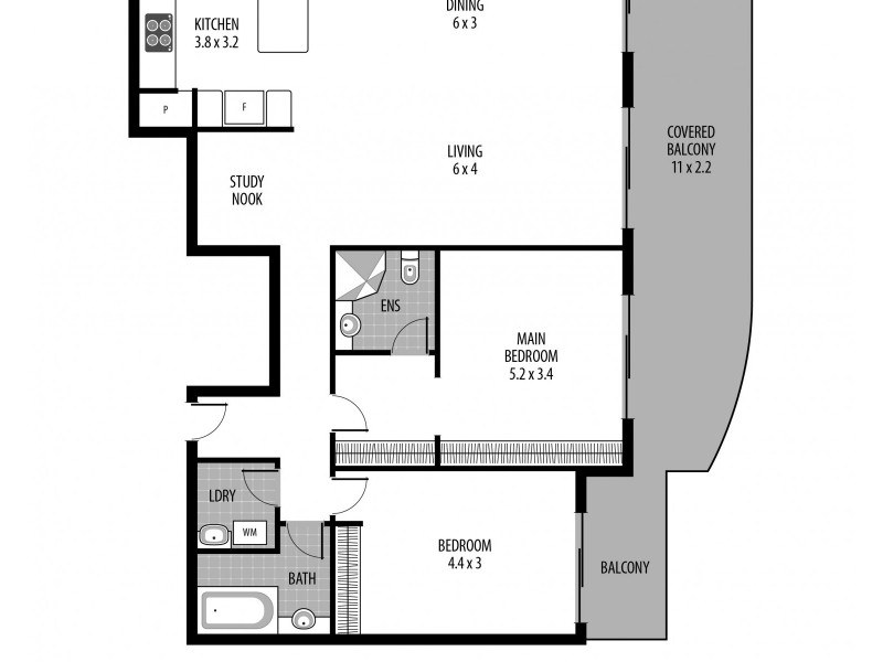 45/2-8 Ozone Street, The Entrance NSW 2261 Floorplan