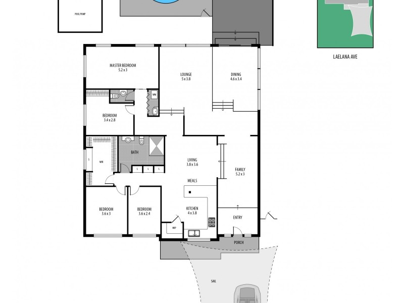 16 Laelana Avenue, Budgewoi NSW 2262 Floorplan