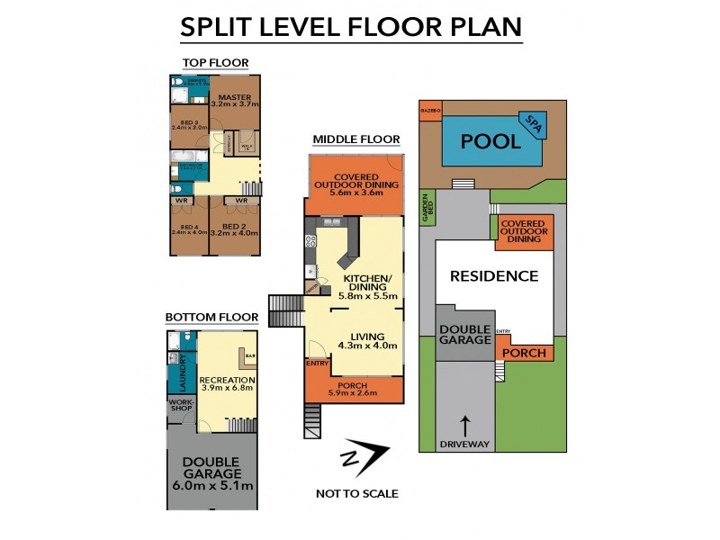 46 Huene Avenue, Budgewoi NSW 2262 Floorplan