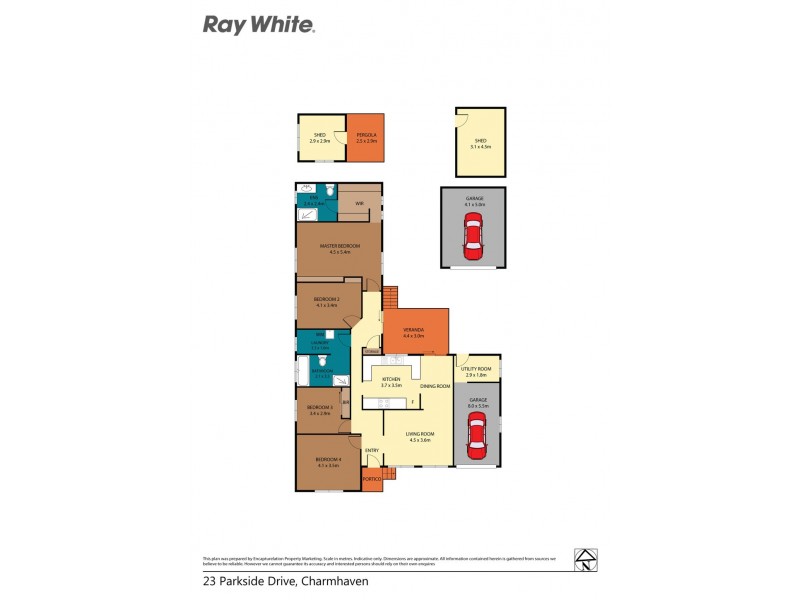 23 Parkside Drive, Charmhaven NSW 2263 Floorplan
