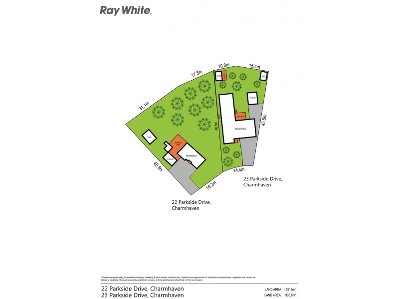 22 and 23 Parkside Drive, Charmhaven NSW 2263 Floorplan