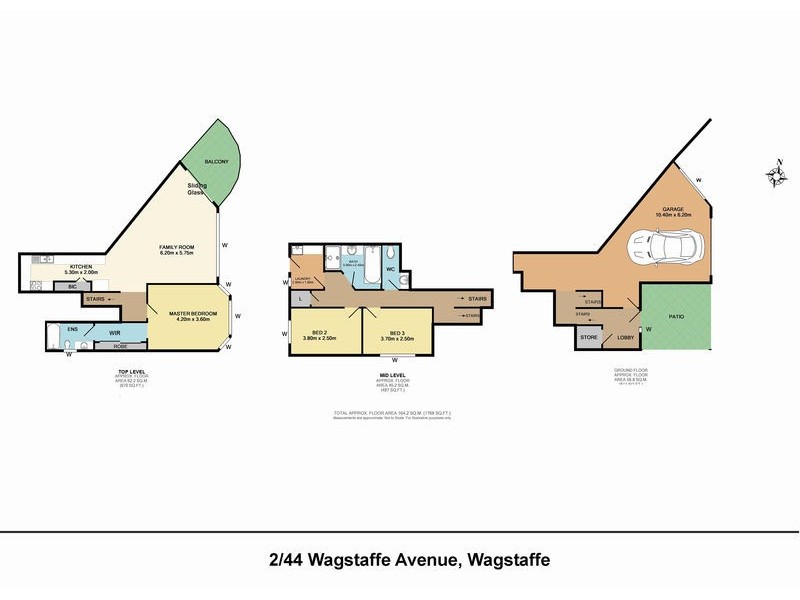 2/44 Wagstaffe Ave, Wagstaffe NSW 2257 Floorplan