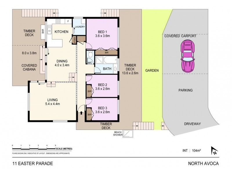 11 Easter Parade, North Avoca NSW 2260 Floorplan