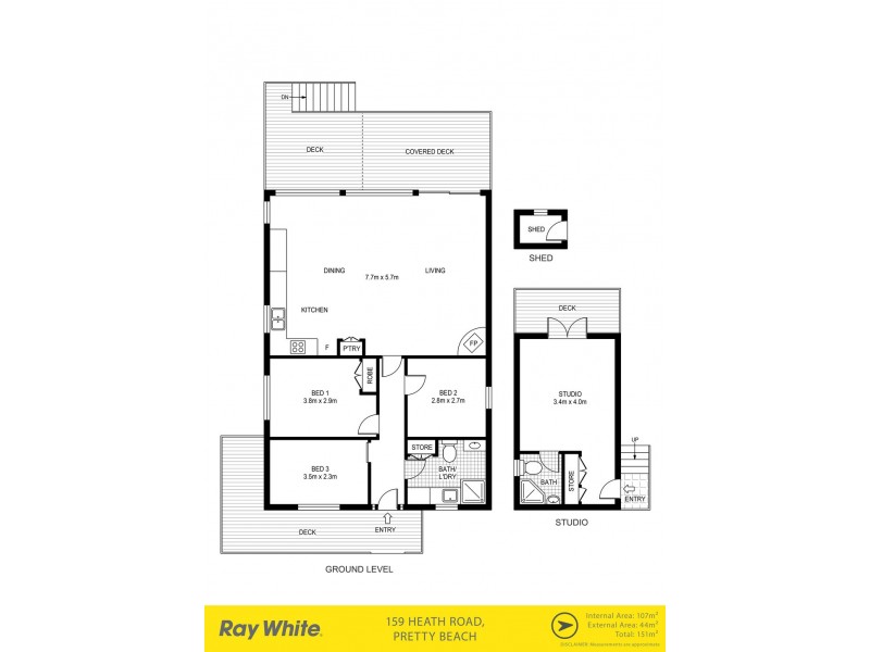 159 Heath Road, Pretty Beach NSW 2257 Floorplan