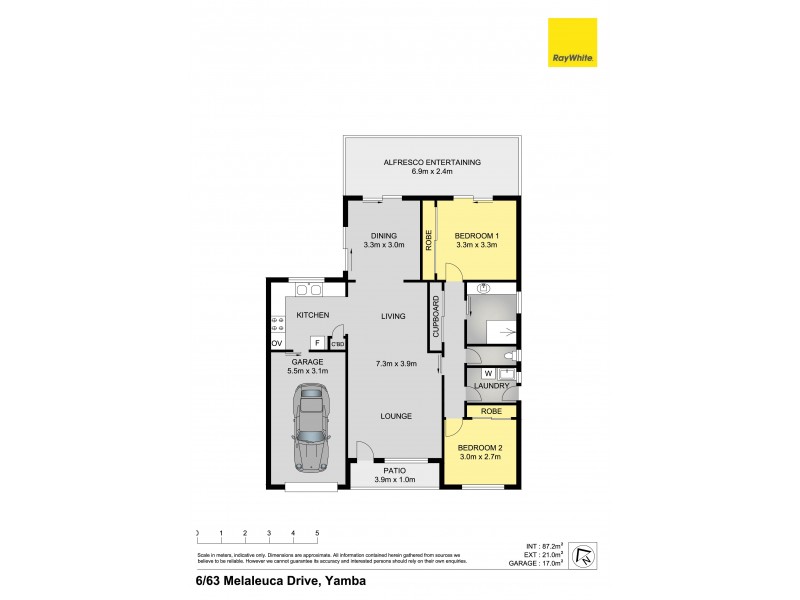 6/63 Melaleuca Drive, Yamba NSW 2464 Floorplan