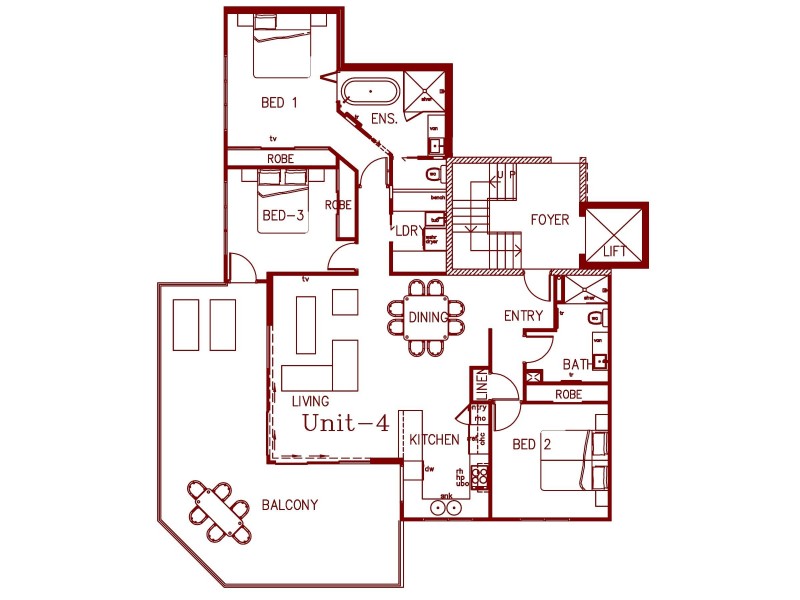 4/6 Clarence Street, Yamba NSW 2464 Floorplan