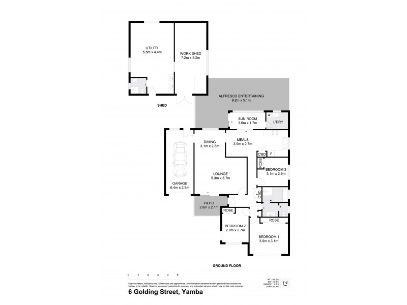 16 Golding Street, Yamba NSW 2464 Floorplan