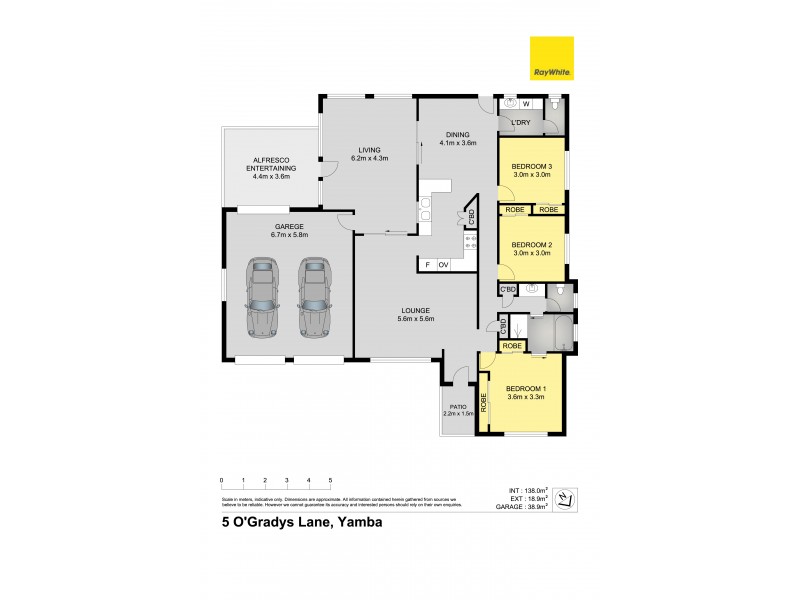 5 O’Gradys Lane, Yamba NSW 2464 Floorplan