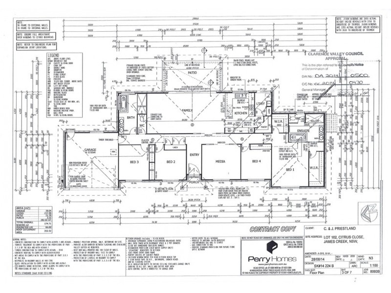 21 Citrus Close, James Creek NSW 2463 Floorplan