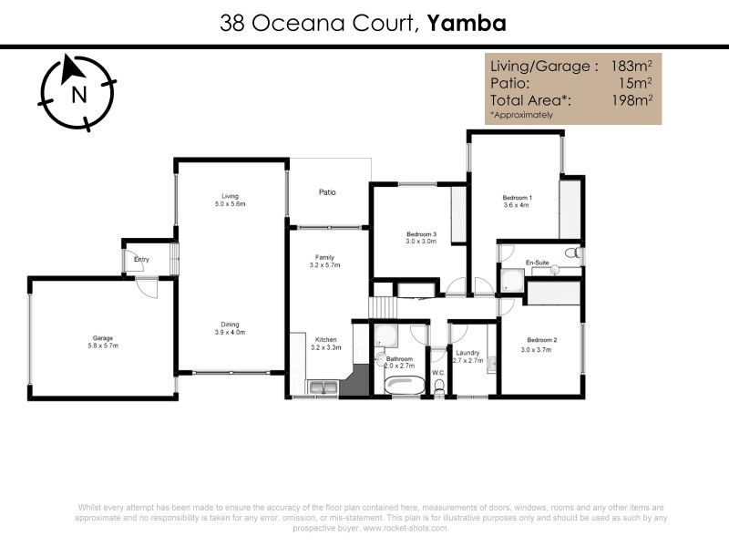 38 Oceania Court, Yamba NSW 2464 Floorplan