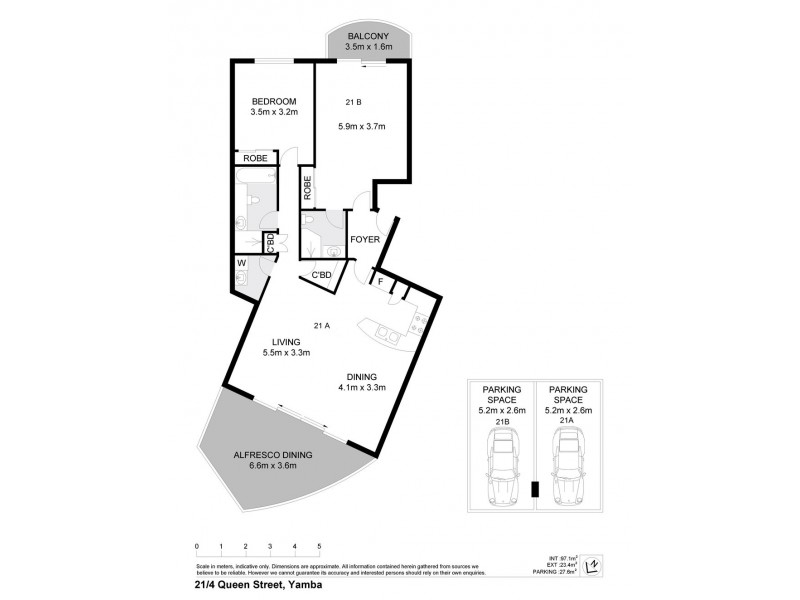 21/4 Queen Street, Yamba NSW 2464 Floorplan