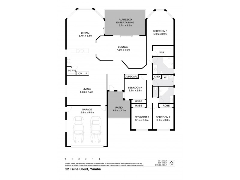 22 Taine Court, Yamba NSW 2464 Floorplan