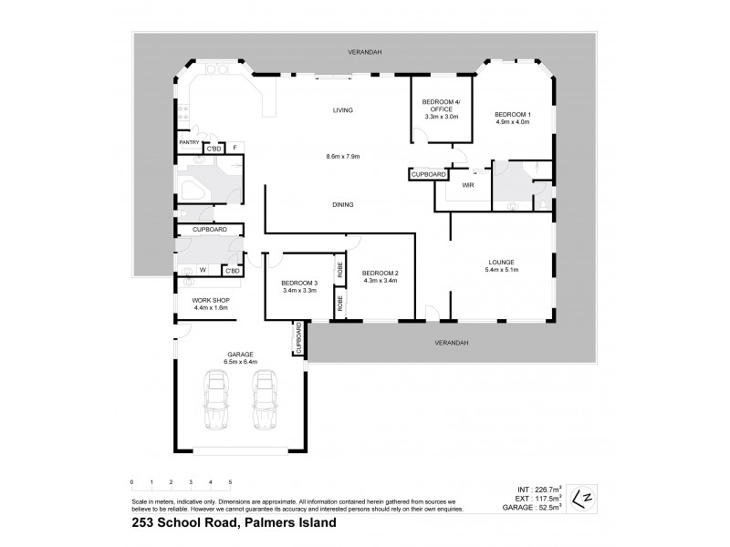 253 School Road, Palmers Island NSW 2463 Floorplan