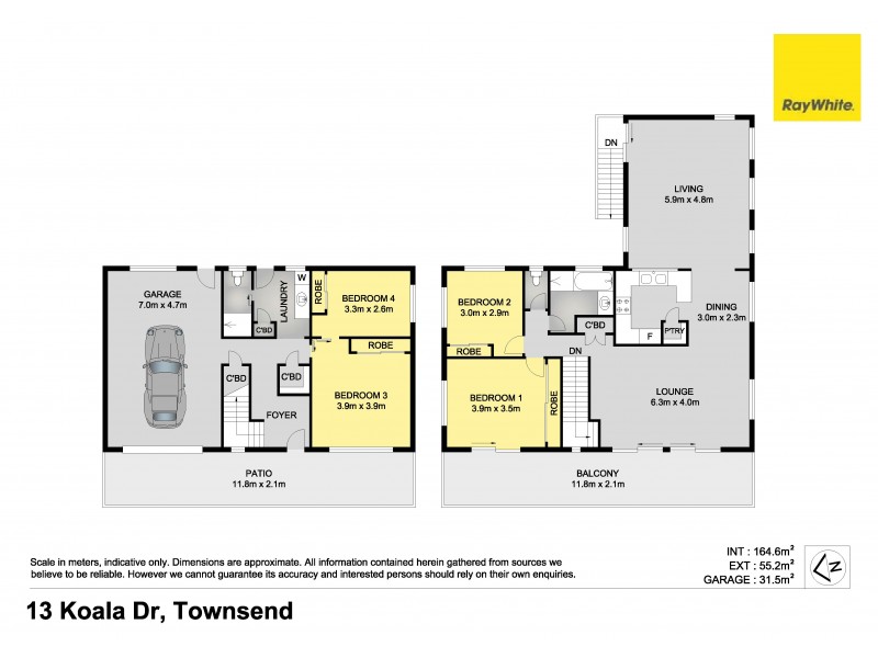 13 Koala Drive, Townsend NSW 2463 Floorplan