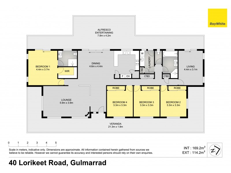 40 Lorikeet Road, Gulmarrad NSW 2463 Floorplan