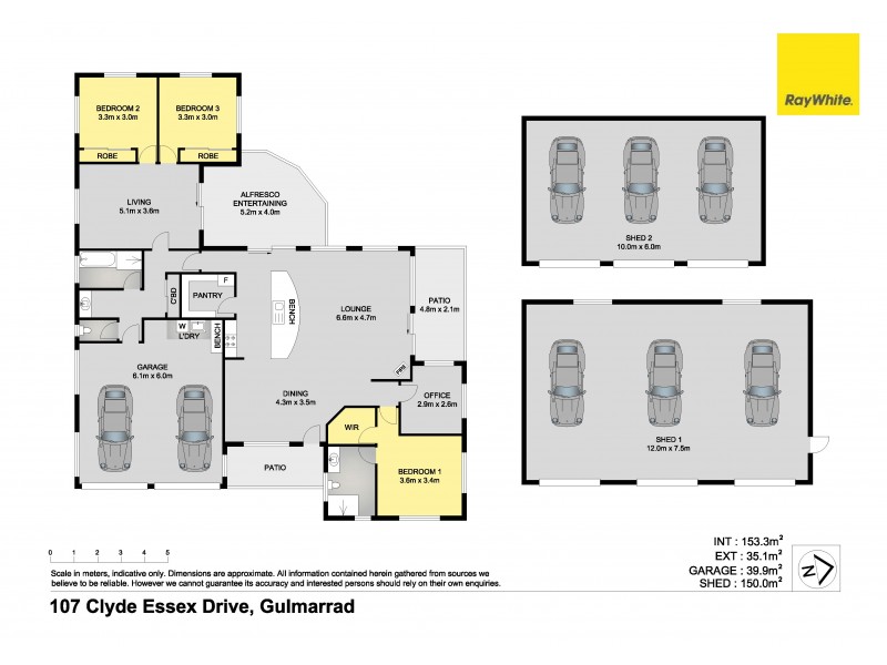 107 Clyde Essex Drive, Gulmarrad NSW 2463 Floorplan