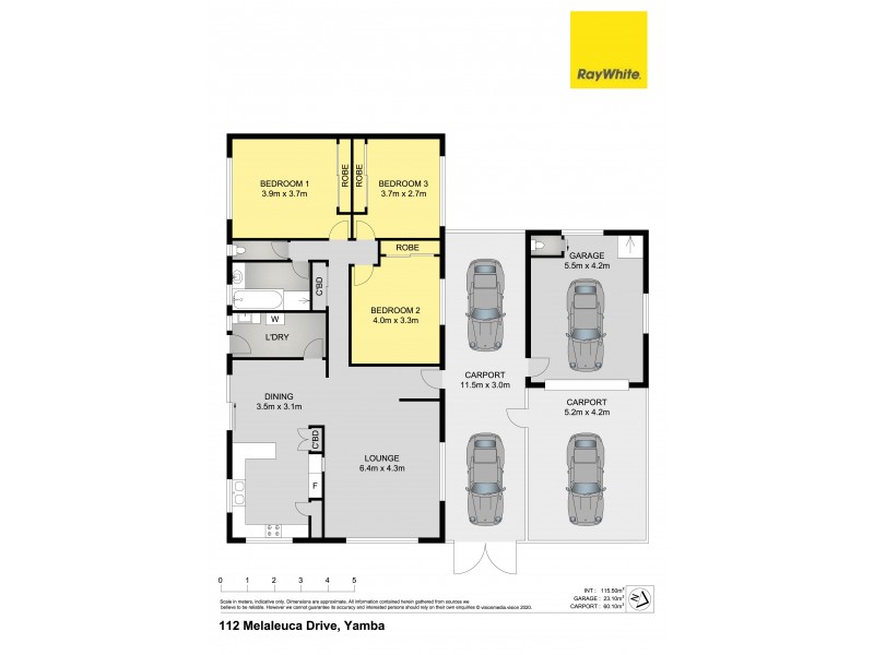 112 Melaleuca Drive, Yamba NSW 2464 Floorplan