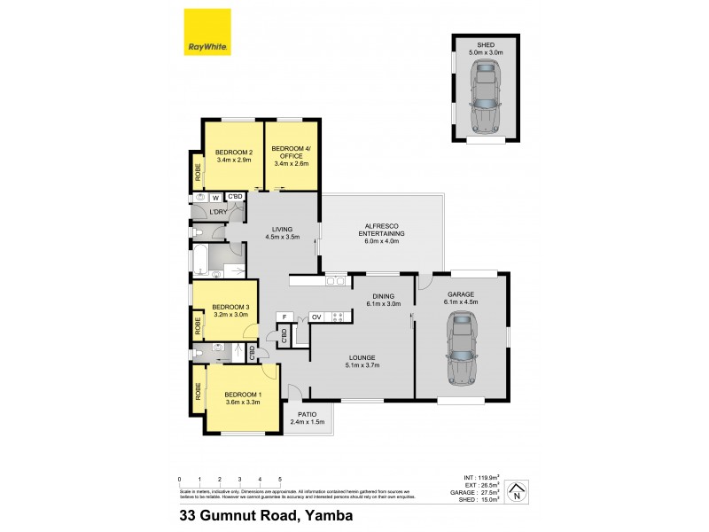 33 Gumnut Road, Yamba NSW 2464 Floorplan