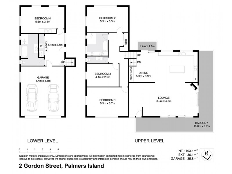 2 Gordon Street, Palmers Island NSW 2463 Floorplan