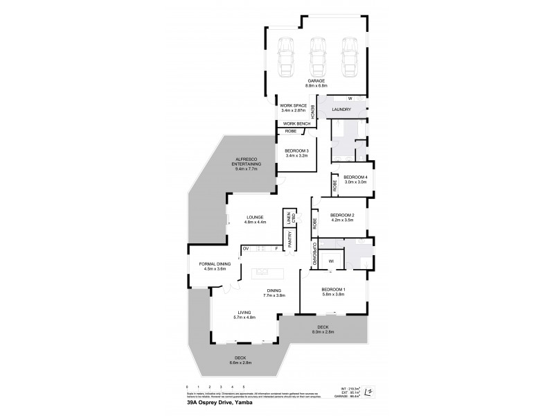 39A Osprey Drive, Yamba NSW 2464 Floorplan
