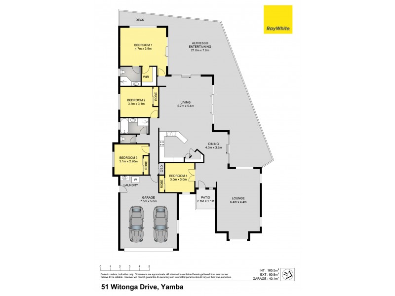 51 Witonga Drive, Yamba NSW 2464 Floorplan