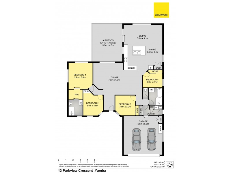 13 Parkview Crescent, Yamba NSW 2464 Floorplan