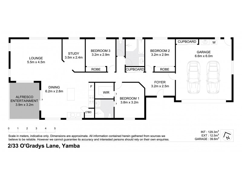 2/33 O’Gradys Lane, Yamba NSW 2464 Floorplan