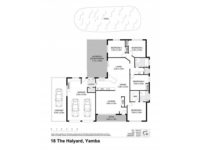 18 The Halyard, Yamba NSW 2464 Floorplan