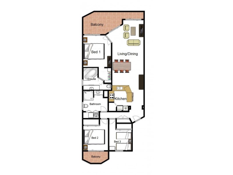 29/20-21 Pacific Parade, Yamba NSW 2464 Floorplan