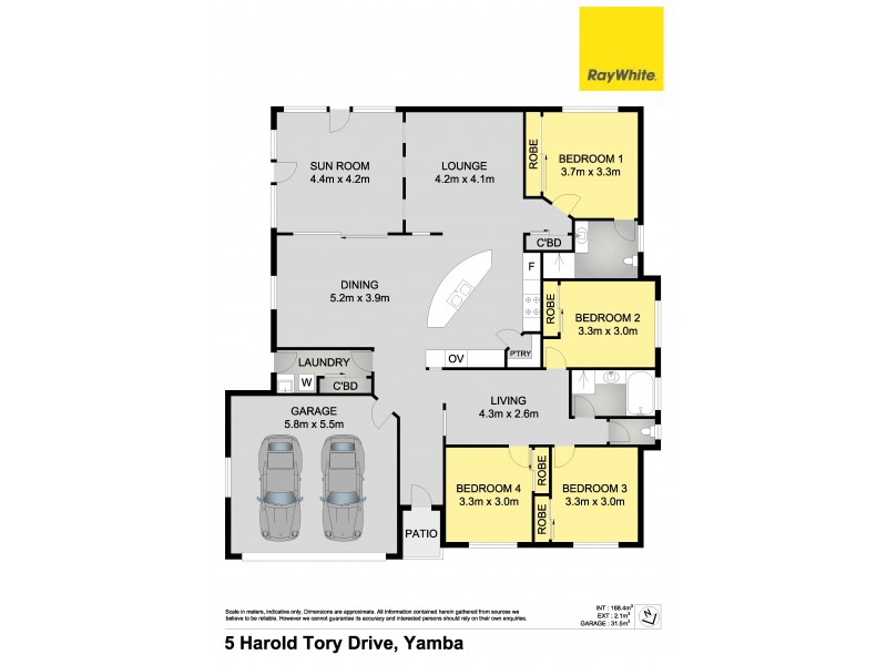 5 Harold Tory Drive, Yamba NSW 2464 Floorplan