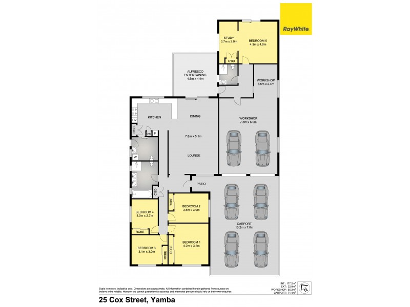 25 Cox Street, Yamba NSW 2464 Floorplan