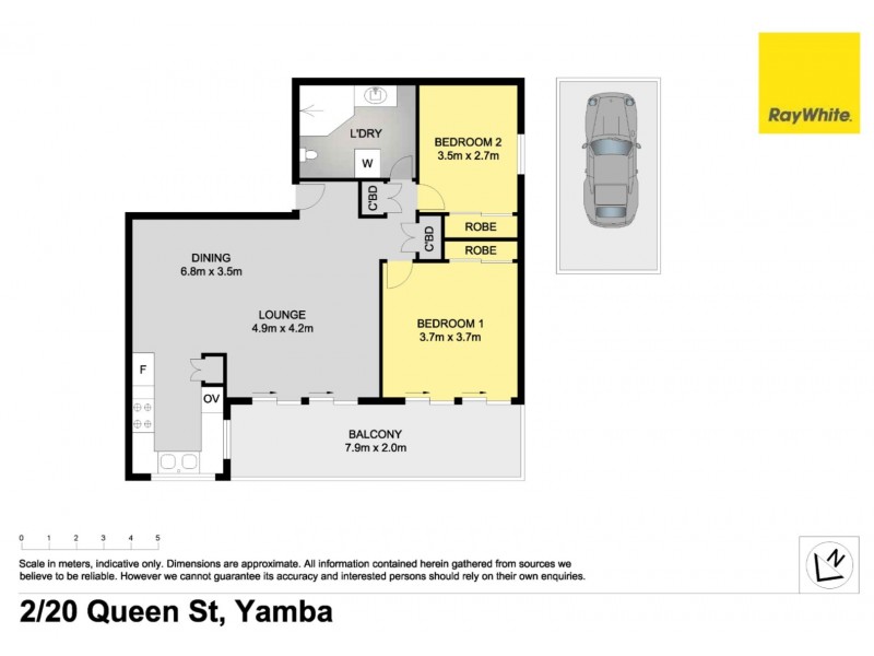 2/20-22 Queen Street, Yamba NSW 2464 Floorplan