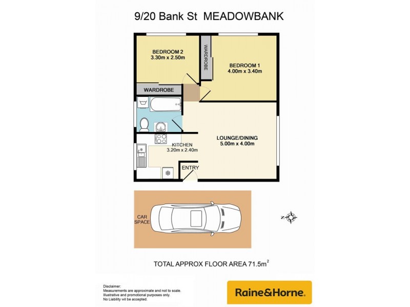 9/20 Bank Street, Meadowbank NSW 2114 Floorplan