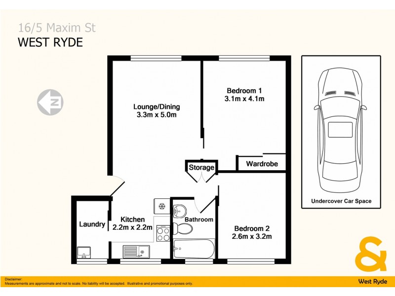16/5 Maxim Street, West Ryde NSW 2114 Floorplan