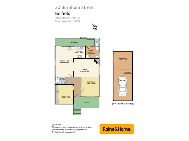 20 Burnham Street, Belfield NSW 2191 Floorplan