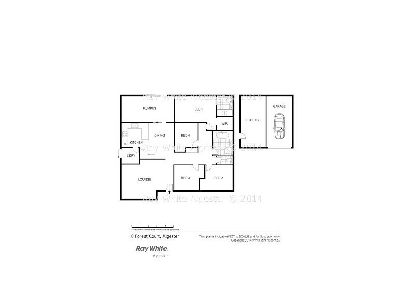 8 Forest Court, Algester QLD 4115 Floorplan