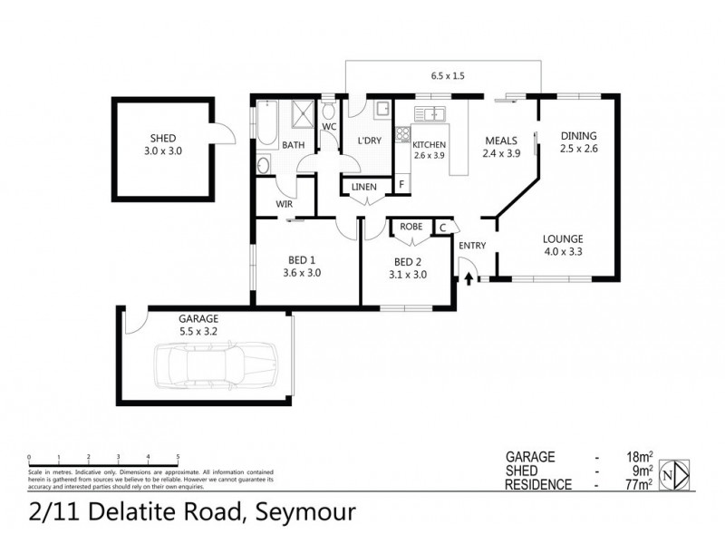 2/11 Delatite Road, Seymour VIC 3660