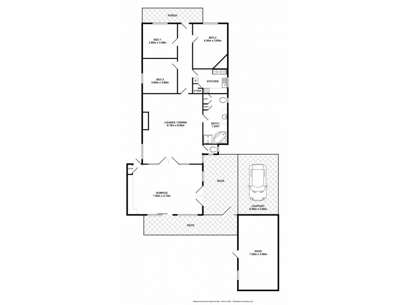 61 Hunter Street, Euroa VIC 3666 Floorplan